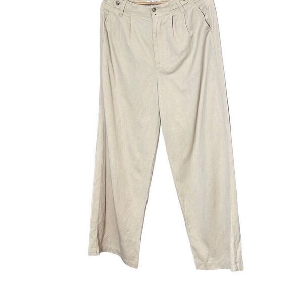 NWT Madewell Womens Beige Pleated Lyocell-Blend Superwide Leg Pant Size Small - Picture 2 of 10